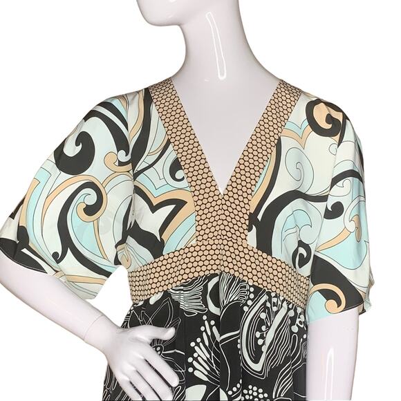 Daisy Fuentes Top Large Petite Short Sleeve - Picture 2 of 10